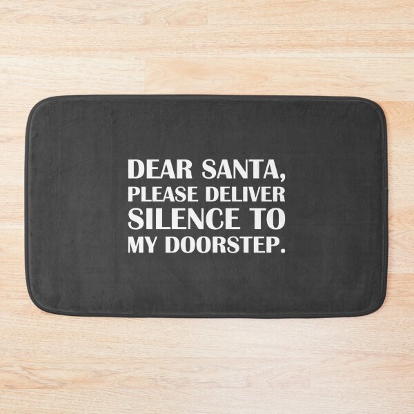 Item preview, Dear Santa, Please Deliver Silence to My Doorstep. / Introvert Joke Funny T-Shirt Label designed and sold by introvertvibes.