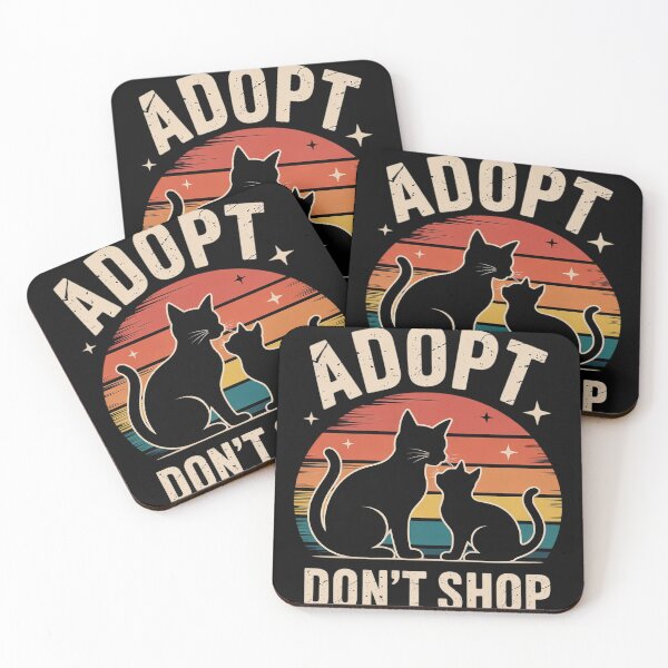 Item preview, Adopt Don't Shop Animal Rescue Dog Cat Animal Shelter Pet 4  designed and sold by MyzoToyota.