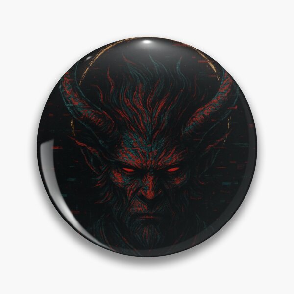 Item preview, Glitched Hell Deity | Corrupted Mythical Demon Art designed and sold by Broskartusa.