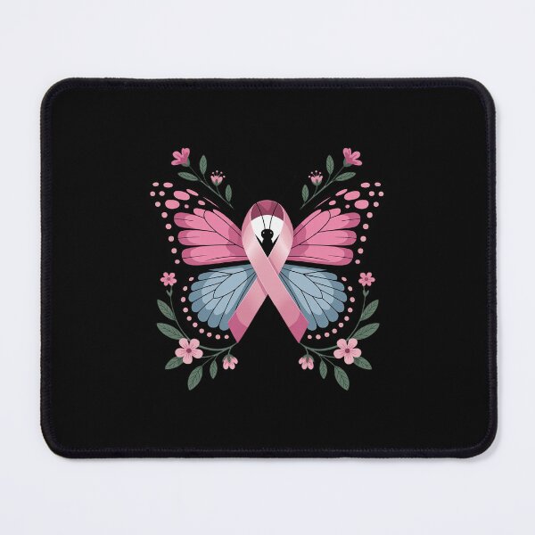 Item preview, Butterfly Pink Ribbon Breast Cancer Awareness designed and sold by ryukaizox1.