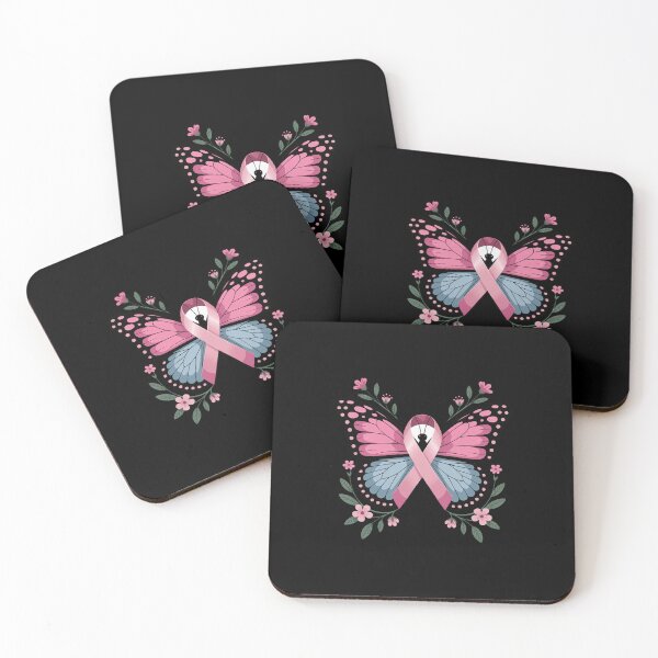 Item preview, Butterfly Pink Ribbon Breast Cancer Awareness designed and sold by ryukaizox1.
