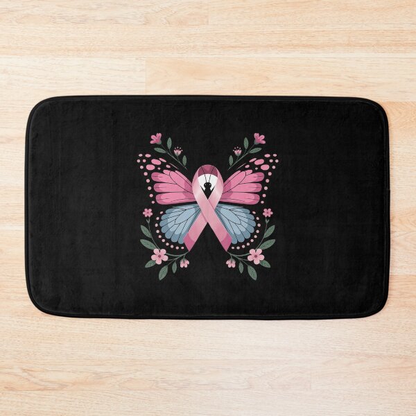Item preview, Butterfly Pink Ribbon Breast Cancer Awareness designed and sold by ryukaizox1.