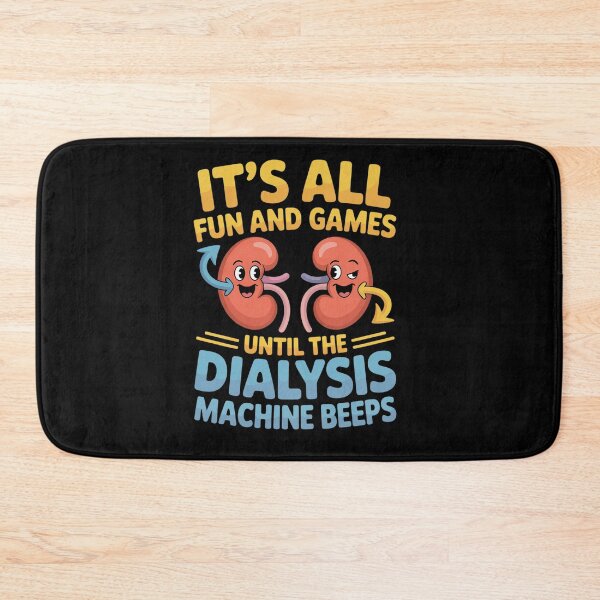 Item preview, It's All Fun and Games Until The Dialysis Beeps Funny Nurse Tank Top designed and sold by milanforbes.