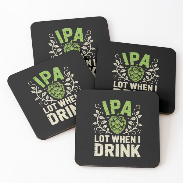 Item preview, IPA Lot When I Drink Funny Beer Drinker's Pun Distressed Tank Top designed and sold by TiredPack.