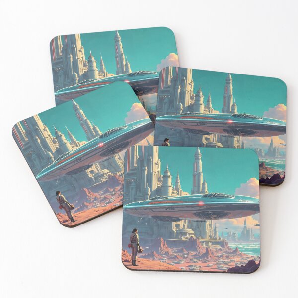 Item preview, retro futuristic space travel designed and sold by Mauswohn.