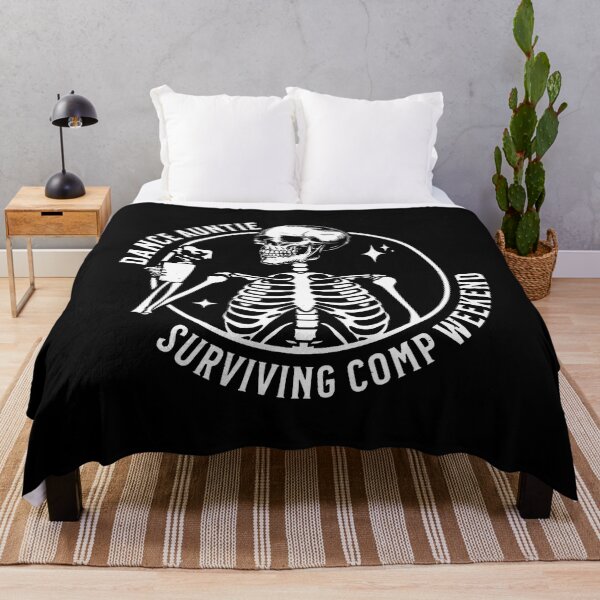 Item preview, Skeleton Coffee Dance Auntie Surviving Comp Weekend Funny designed and sold by EdithKelly1.