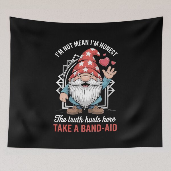 Item preview, I’m Not Mean I’m Just Honest The Truth Hurts Here  designed and sold by HollyBellArtSte.