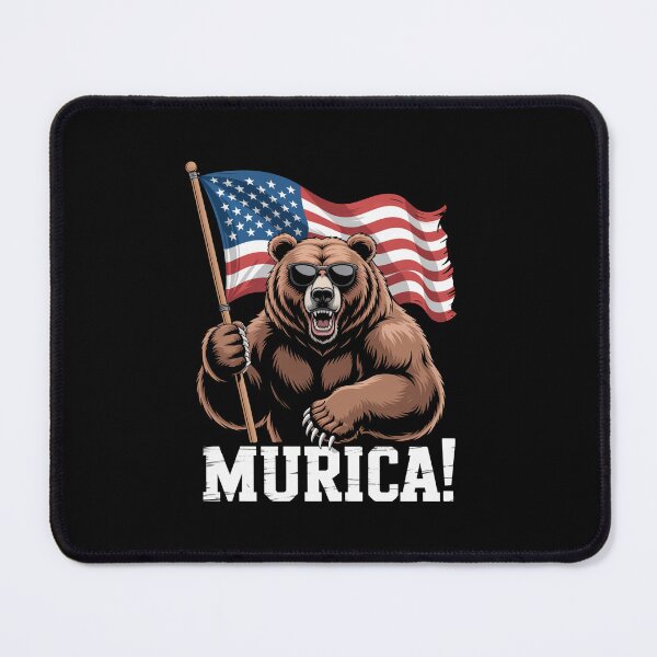 Item preview, Murica Bear 4Th Of July American Flag designed and sold by MeowtivationP.