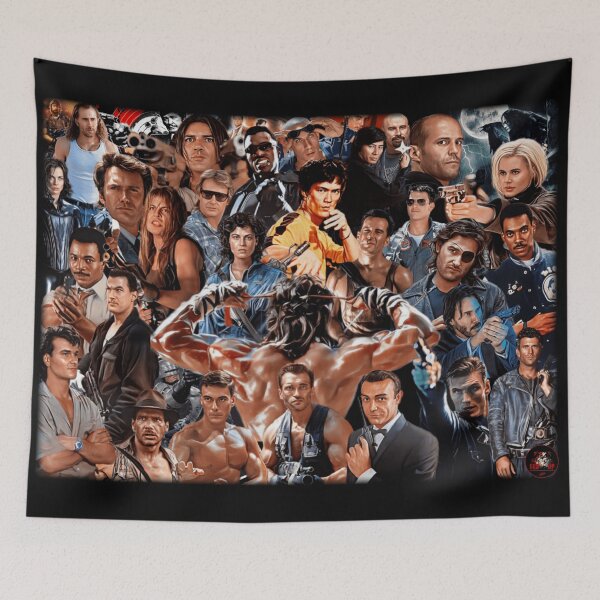 Item preview, Collage Of Action Heroes  designed and sold by Fed Up Design & Creation.