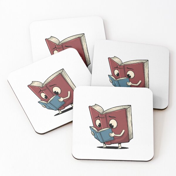 Item preview, Cute Book Character Reading – Cozy Literature Lover Illustration designed and sold by hn79.