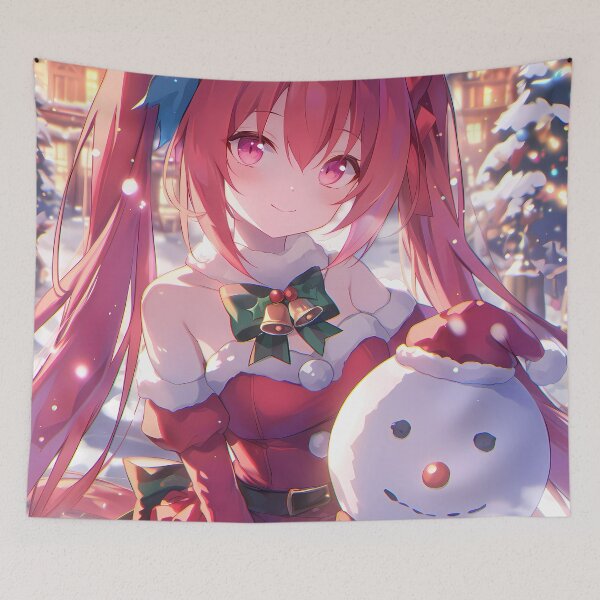 Item preview, Daiwa Scarlet Christmas Snow Man Uma Musume Pretty Derby Winter Holiday Scene designed and sold by thedarvills.