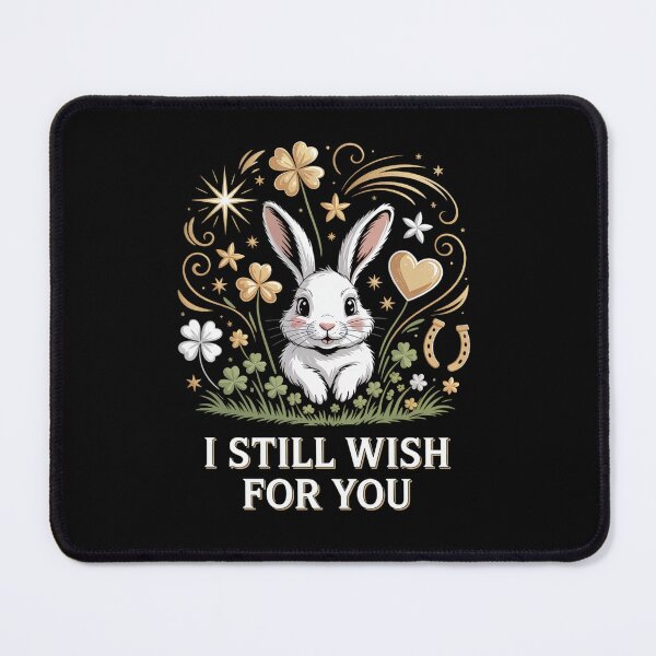 Item preview, I Still Wish for You Lucky Rabbit 1111 Stars Clover Signs designed and sold by estellaken.