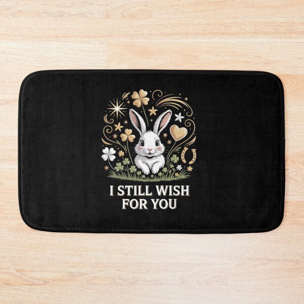 Item preview, I Still Wish for You Lucky Rabbit 1111 Stars Clover Signs  designed and sold by estellaken.