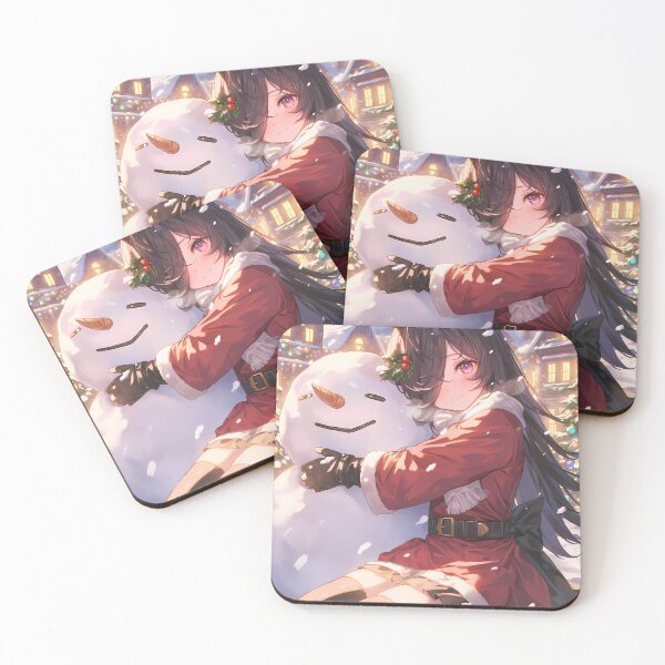 Item preview, Rice Shower Christmas Snow Man Uma Musume Pretty Derby Winter Holiday Glow designed and sold by thedarvills.