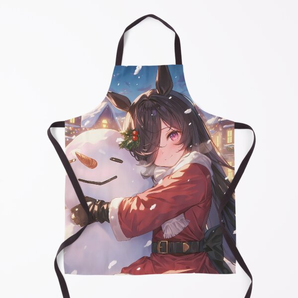 Item preview, Rice Shower Christmas Snow Man Uma Musume Pretty Derby Winter Holiday Glow designed and sold by thedarvills.