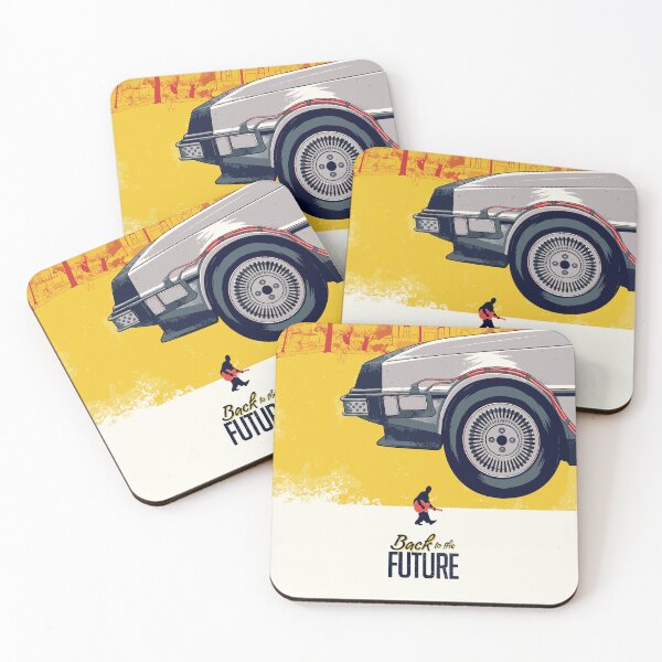 Item preview, Vintage Classic Car Delorean Art I designed and sold by PrintCarClub.