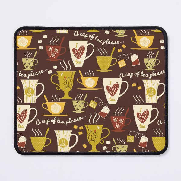 Item preview, Drinking tea, beautiful cup patterns designed and sold by Mauswohn.
