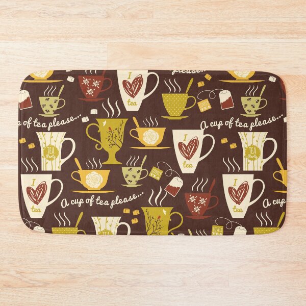 Item preview, Drinking tea, beautiful cup patterns designed and sold by Mauswohn.