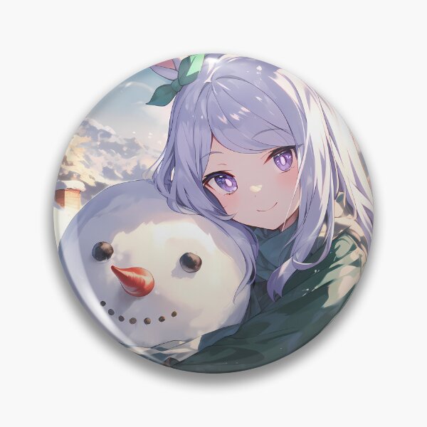 Item preview, Mejiro McQueen Christmas Snow Man Uma Musume Pretty Derby Winter Holiday Magic designed and sold by thedarvills.