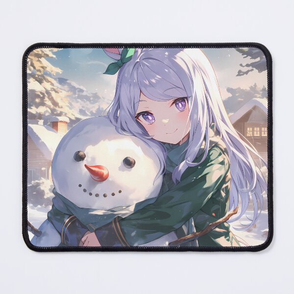Item preview, Mejiro McQueen Christmas Snow Man Uma Musume Pretty Derby Winter Holiday Magic designed and sold by thedarvills.