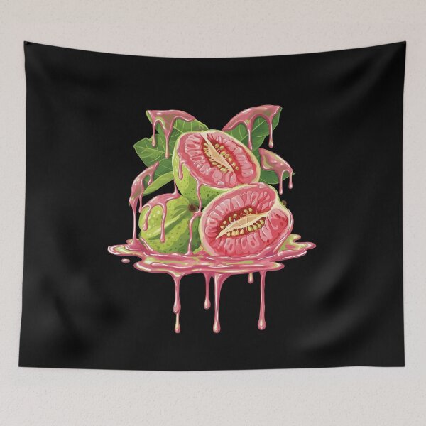 Item preview, Dripping Guava Pop Art Fruit Design designed and sold by TinaMDedrick.