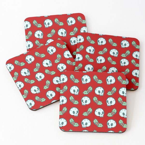 Item preview, Merry Christmas - Colored Skull Pattern designed and sold by mimi111art.