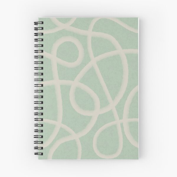Item preview, JAPANDI Flow Lines – Soft Mint Minimal Pattern designed and sold by keikono.studio.