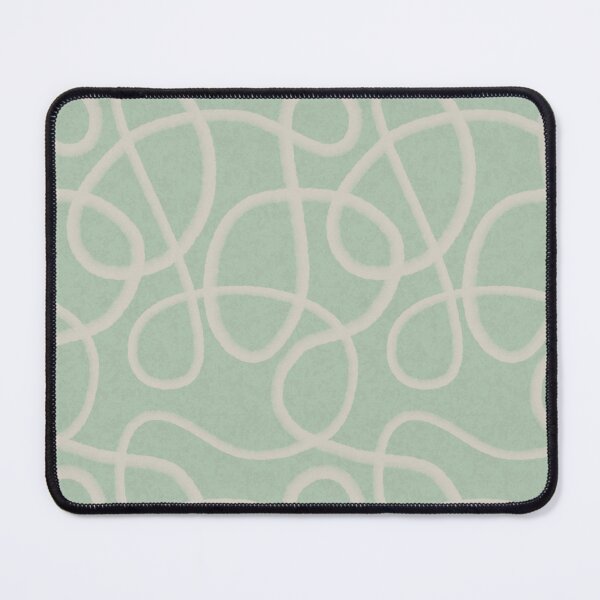 Item preview, JAPANDI Flow Lines – Soft Mint Minimal Pattern designed and sold by keikono.studio.