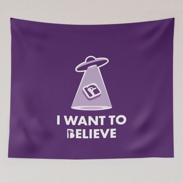 Item preview, I WANT TO BELIEVE - NOSTR EDITION - UFO designed and sold by bembureda.