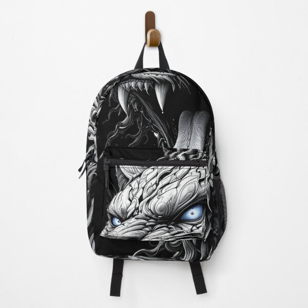 Item preview, Ferocious Spirit Panther – Surreal Black & White Beast Illustration designed and sold by Geralthewhite.
