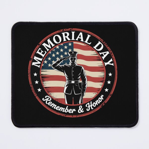 Item preview, Memorial Day American Flag Remember Honor Veterans designed and sold by StephenDDArt.