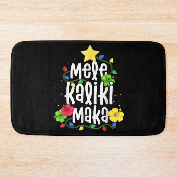 Item preview, Mele Kalikimaka Hawaiian Tropical Christmas Lights Hibiscus Flower Design designed and sold by GalenoHenley.