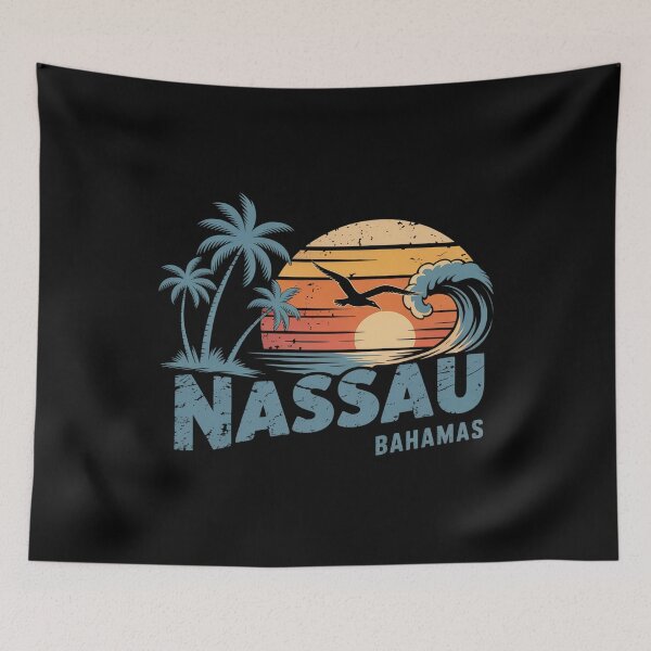 Item preview, Nassau Bahamas Beach Summer Vacation Sun 70'S designed and sold by MeowtivationP.