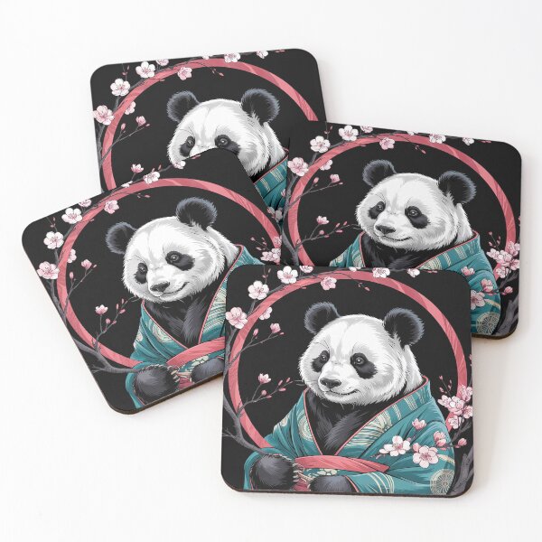 Item preview, Samurai Panda Bear Floral  designed and sold by NailMolisa.