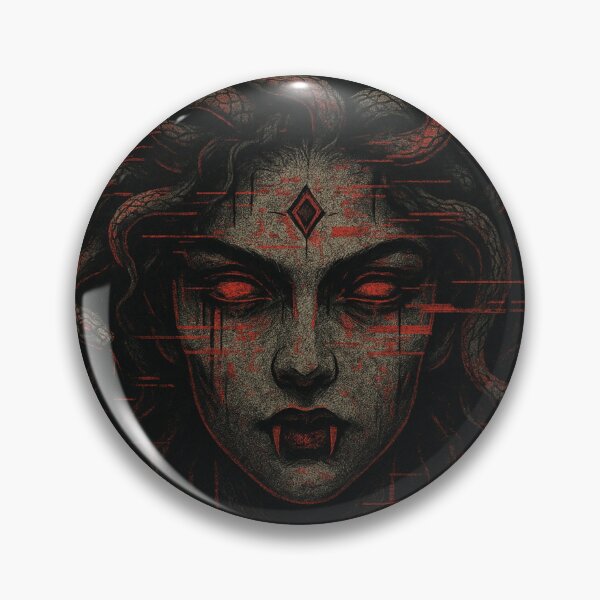 Item preview, Glitch Medusa | Gothic Vampire Myth Art designed and sold by Broskartusa.