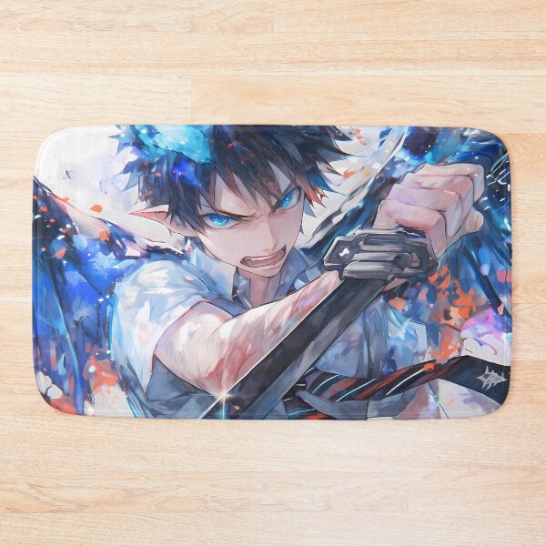 Item preview, Rin Okumura Unleashed Fury Blue Exorcist Anime Encounter designed and sold by thedarvills.
