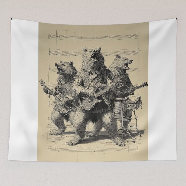 Item preview, Rock Band of werewolves designed and sold by lautir.