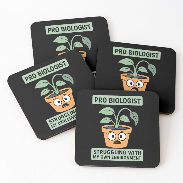 Item preview, Pro Biologist Funny Plant Pot Cartoon Design designed and sold by TeeTimeTreasure.