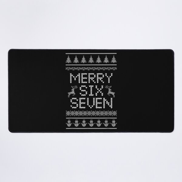 Item preview, Merry Six Seven Number Ugly Christmas Sweater Knit Pattern Design designed and sold by DaphoLatara.