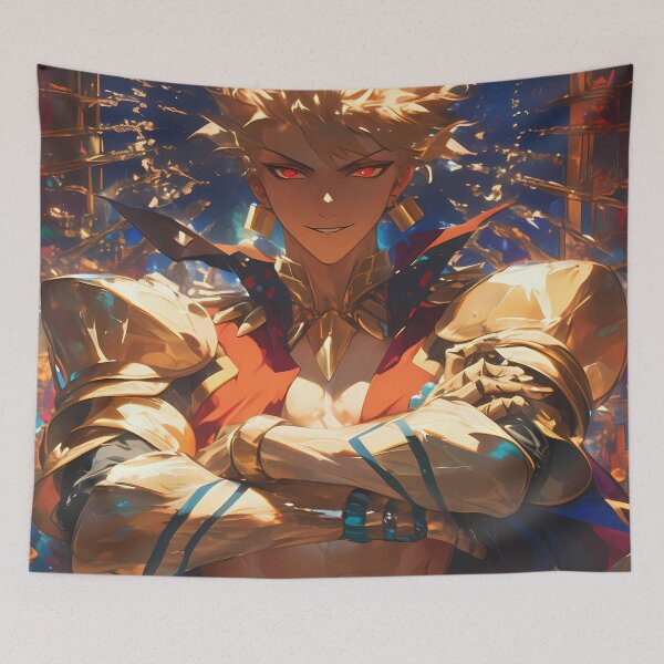 Item preview, Gilgamesh Fate Stay Night Anime Golden King Regal Majesty designed and sold by thedarvills.