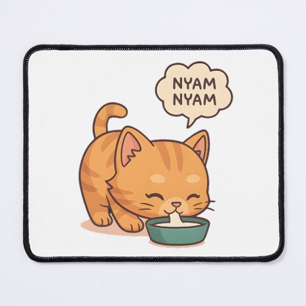 Item preview, Cute cat drinks milk designed and sold by Gold Phoenix Adro.