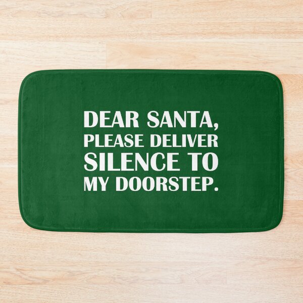 Item preview, Dear Santa, Please Deliver Silence to My Doorstep. – Green Edition / Introvert Joke Funny T-Shirt Label designed and sold by introvertvibes.