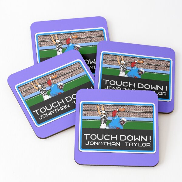 Item preview, Touchdown Jonathan Taylor Indianapolis Colts Superstar Tecmo Bowl Style Large designed and sold by barefootmk.
