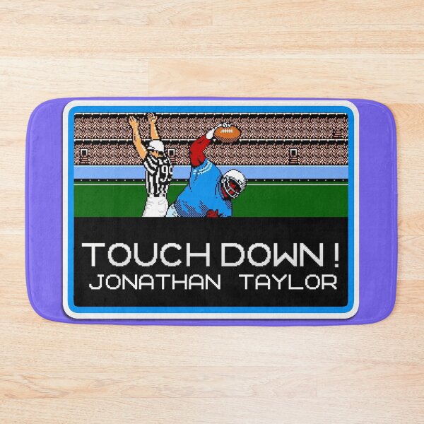 Item preview, Touchdown Jonathan Taylor Indianapolis Colts Superstar Tecmo Bowl Style Large designed and sold by barefootmk.