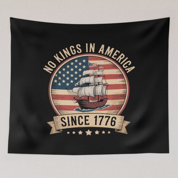 Item preview, No Kings In America Since 1776 designed and sold by MeowtivationP.