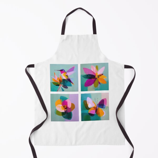 Item preview, 2x2 Colorful Geometric Nature Composition designed and sold by nikoart001.