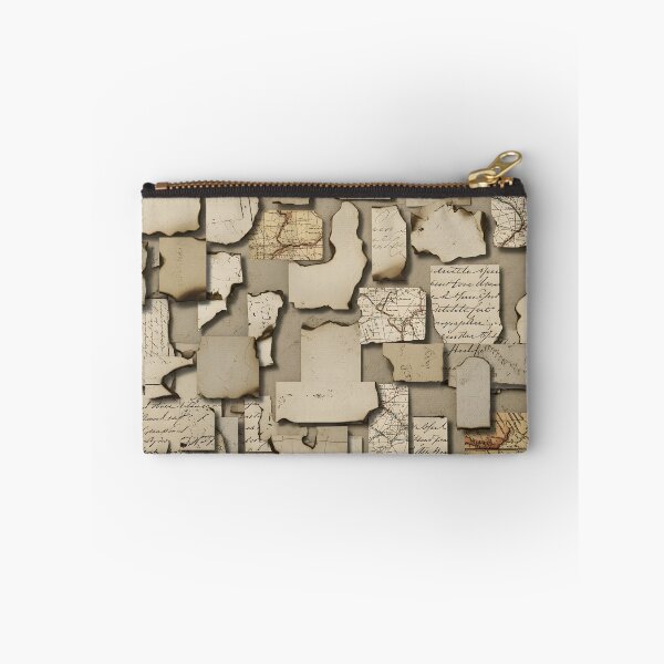 Item preview, Antique Burnt Paper Collage designed and sold by Kaleidoscope Print.