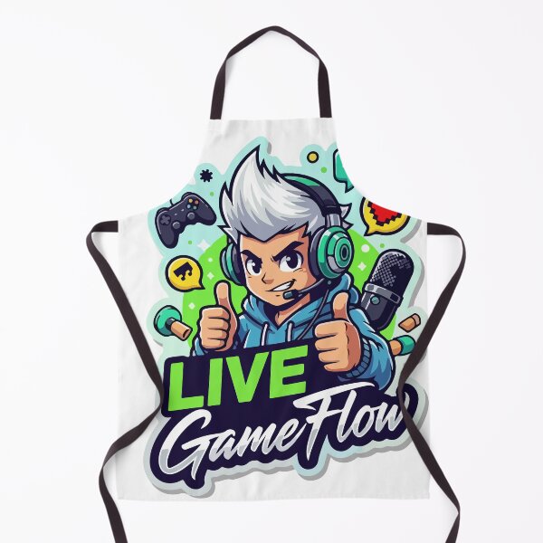Item preview, Game Flow Live Bold Streaming Status Sticker | Gamer & Creator Live Sign designed and sold by zazodesign.