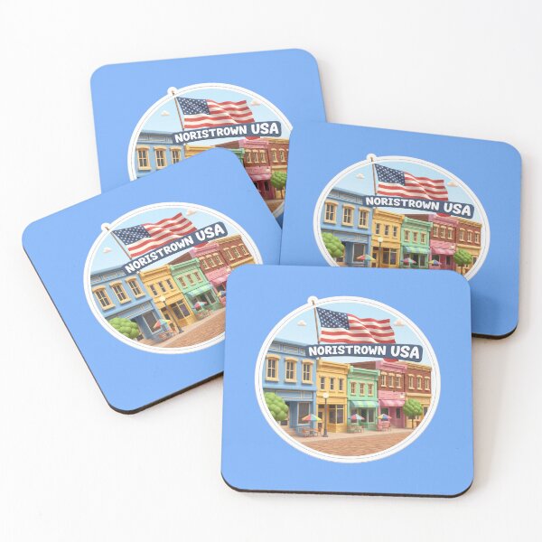 Item preview,  Norristown USA – 3D Cute Realistic Downtown Scene ,  designed and sold by PaintMeWorld.