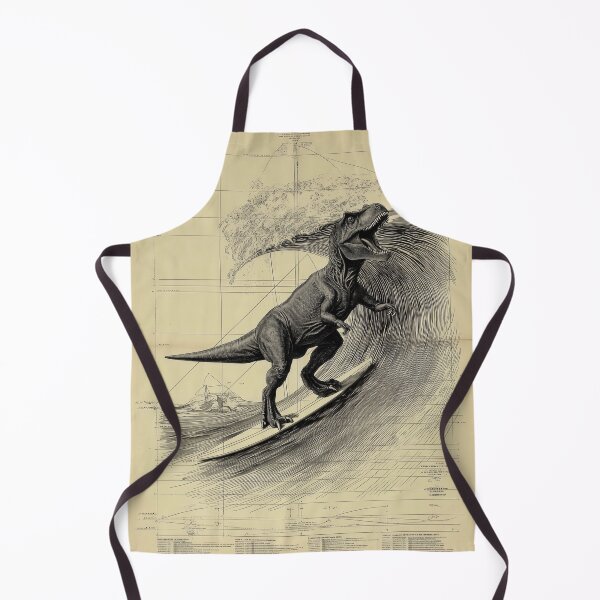 Item preview, T-Rex Riding a Giant Wave designed and sold by lautir.